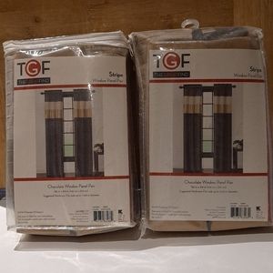 TGF stripe window panel pair